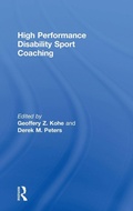 Cover: High Performance Disability Sport Coaching - Routledge