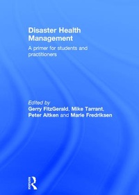 Enlarge image Cover: Disaster Health Management - Routledge