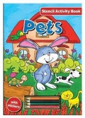 Cover: Activity Stencil Books - Pets - North Parade Publishing