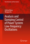 Cover: Analysis and Damping Control of Power System Low-frequency Oscillations - Springer
