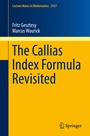Cover: The Callias Index Formula Revisited - Springer