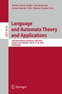Cover: Language and Automata Theory and Applications - Springer