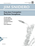 Cover: Easy Jazz Conception for Baritone Saxophone - advance music