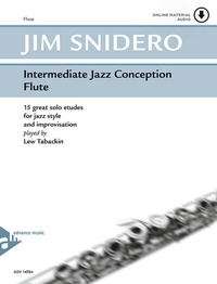 Enlarge image Cover: Intermediate Jazz Conception Flute - advance music