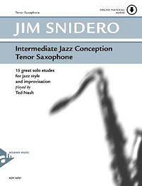 Enlarge image Cover: Intermediate Jazz Conception Tenor Saxophone - advance music