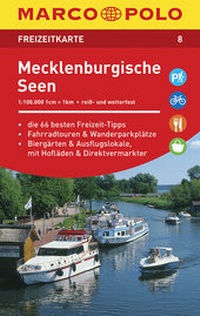 Abbildung von: MARCO POLO Freizeitkarte Blatt 08 Mecklenburgische Seen 1:100 000 - MAIRDUMONT