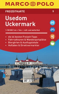 Abbildung von: MARCO POLO Freizeitkarte Blatt 09 Usedom, Uckermark 1:100 000 - MAIRDUMONT