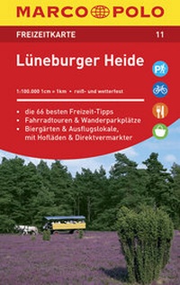 Abbildung von: MARCO POLO Freizeitkarte Blatt 11 Lüneburger Heide 1:100 000 - MAIRDUMONT