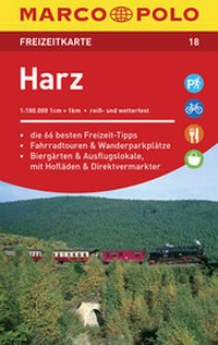 Abbildung von: MARCO POLO Freizeitkarte Blatt 18 Harz 1:100 000 im Dispenser mit 10 Exemplaren - MAIRDUMONT