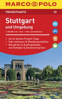 Abbildung von: MARCO POLO Freizeitkarte Blatt 39 Stuttgart und Umgebung 1:100 000 - MAIRDUMONT