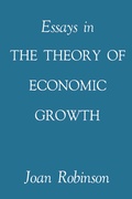 Cover: Essays in the Theory of Economic Growth - Palgrave Macmillan