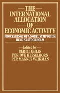 Cover: The International Allocation of Economic Activity - Palgrave Macmillan