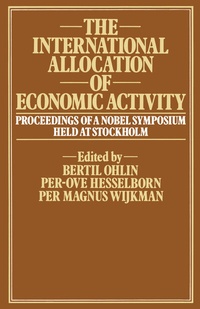 Enlarge image Cover: The International Allocation of Economic Activity - Palgrave Macmillan