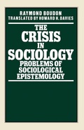 Cover: The Crisis in Sociology - Palgrave Macmillan