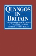 Cover: Quangos in Britain - Palgrave Macmillan