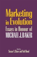 Cover: Marketing in Evolution - Palgrave Macmillan