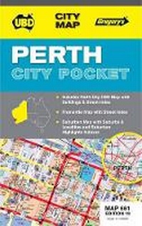 Abbildung von: Perth City Pocket Map 661 19th ed - UBD Gregory's