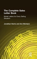Cover: The Complete Sales Letter Book: Model Letters for Every Selling Situation - Routledge