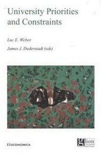 Enlarge image Cover: University Priorities and Constraints - Economica, Editions