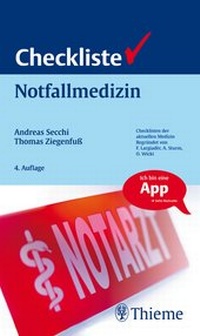 Abbildung von: Checkliste Notfallmedizin - Thieme