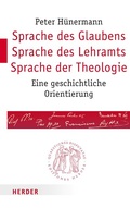 Cover: Sprache des Glaubens - Sprache des Lehramts - Sprache der Theologie - Verlag Herder