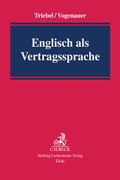 Cover: Englisch als Vertragssprache - Helbing & Lichtenhahn