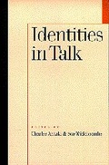 Cover: Identities in Talk - SAGE Publications Inc