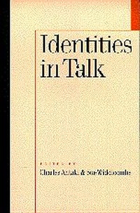 Enlarge image Cover: Identities in Talk - SAGE Publications Inc