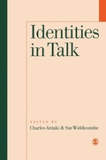 Cover: Identities in Talk - SAGE Publications Inc