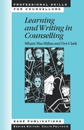 Cover: Learning and Writing in Counselling - SAGE Publications Inc