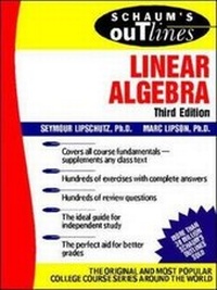 Abbildung von: Schaum's Outline of Linear Algebra - Schaum Outline Series