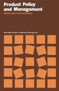 Cover: Product Policy and Management - Palgrave Macmillan