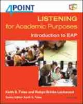 Cover: Listening for Academic Purposes - The University of Michigan Press