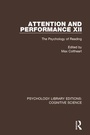 Cover: Attention and Performance XII - Routledge