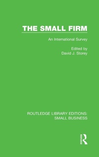 Enlarge image Cover: The Small Firm - Routledge