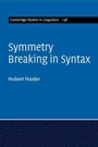 Cover: Symmetry Breaking in Syntax - Cambridge University Press
