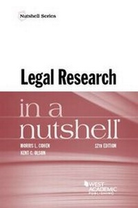 Enlarge image Cover: Legal Research in a Nutshell - LEG Inc. (dba West Academic Publishing