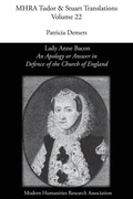 Cover: An Apology or Answer in Defence of The Church Of England - Texts and Translations