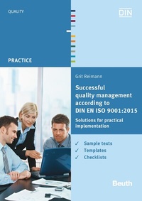Abbildung von: Successful quality management according to DIN EN ISO 9001:2015 - DIN Media