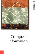 Cover: Critique of Information - SAGE Publications Inc