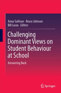 Enlarge image Cover: Challenging Dominant Views on Student Behaviour at School - Springer