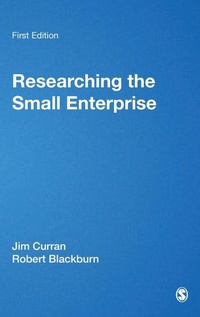 Enlarge image Cover: Researching the Small Enterprise - SAGE Publications Inc