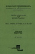 Cover: Wiener Zeitschrift f&uuml;r die Kunde S&uuml;dasiens, Band 55 (2012-2013) - Vienna Journal of South Asian Studies, Vol. 55 (2012-2013) - Verlag der &ouml;sterreichischen Akademie der Wissenschaften
