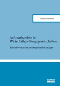 Cover: Auftragshandeln in Wirtschaftspr&uuml;fungsgesellschaften - Shaker