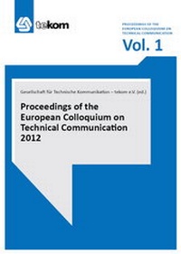Enlarge image Cover: European Academic Colloquium on Technical Communication 2012 - tcworld