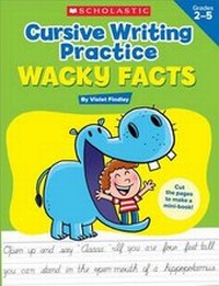 Enlarge image Cover: Cursive Writing Practice: Wacky Facts - Teaching Resources