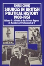 Cover: Sources in British Political History 1900-1951 - Palgrave Macmillan