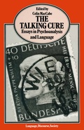 Cover: The Talking Cure - Palgrave Macmillan