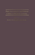 Cover: Party Government and Political Culture in Western Germany - Palgrave Macmillan