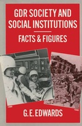 Cover: GDR Society and Social Institutions: Facts and Figures - Palgrave Macmillan